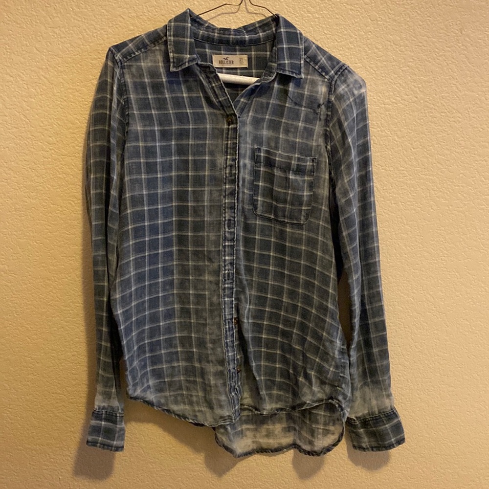 Hollister Distressed Flannel